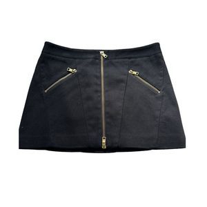 Armani Exchange Mini Skirt Black Goth Grunge  Size 4‎
